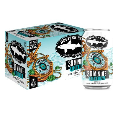 DFH 30 Min Light IPA  6pk 6pk Cans Dog Fish Head