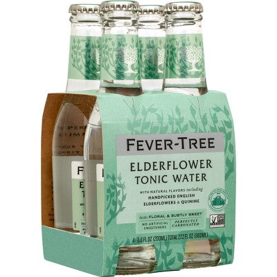 FT Elderflower Tonic 4pk Btl Fever Tree Elderflower Tonic 4pk