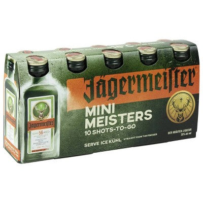 Jagermeister liqueur 20ml 10CT 20ml 10CT PACK