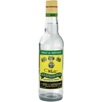 Wray & Nephew Overproof Rum White Rum OverProof 63% abv