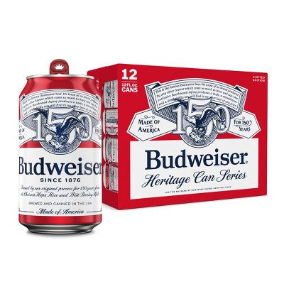 Budweiser 12pk 12oz Cans