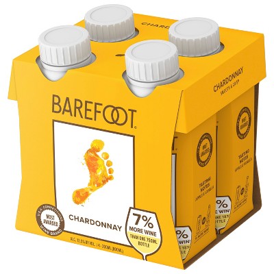 Barefoot Chardonnay 4pk 200ml