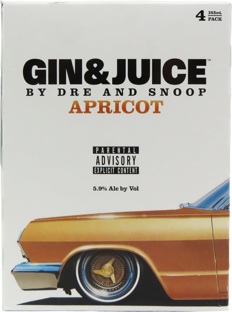 Gin & Juice Apricot 4pk