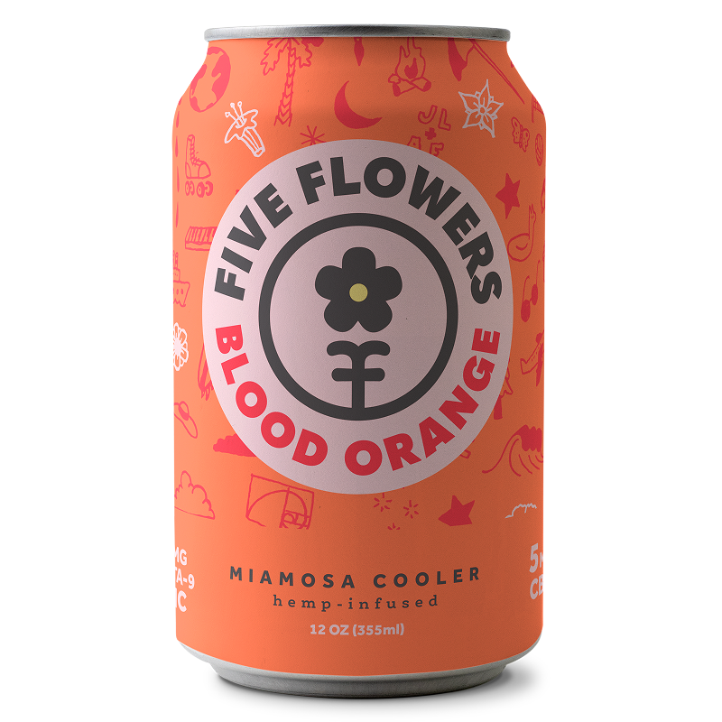 Five Flowers Blood Orang 12oz 4pk