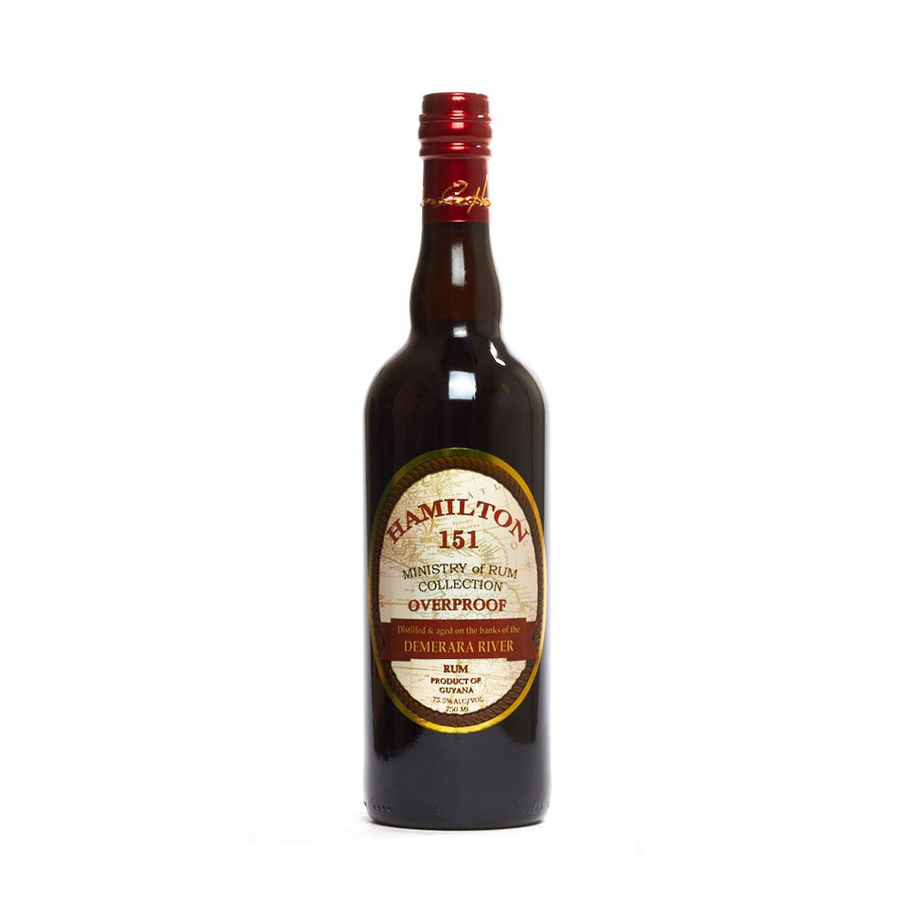 Hamilton 151 Demerar River Rum Overproof 151 Proof