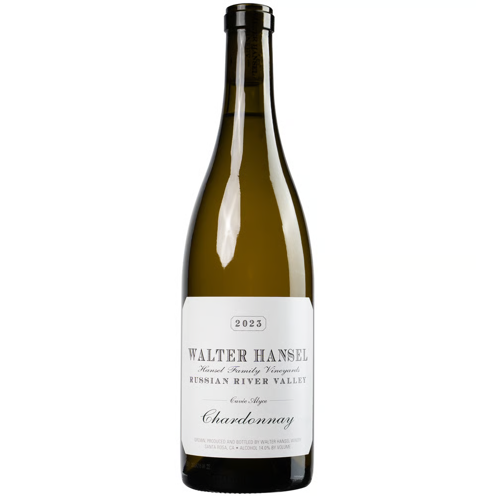 Walter Hansel Cuve Alyce Chard Russian River Valley Wine Cuvee Chard