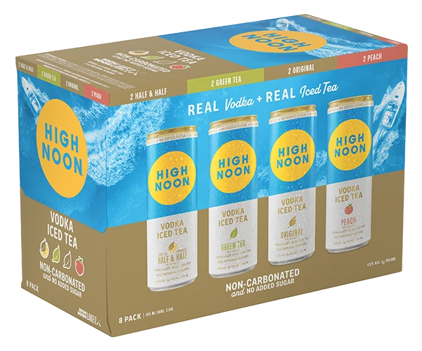 High Noon Vodka Iced Tea 8pk Variety Pack