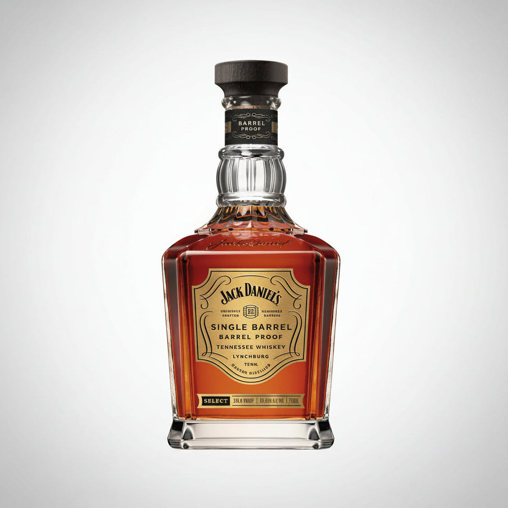 Jack Daniels Barrel Proof Whiskey bottle