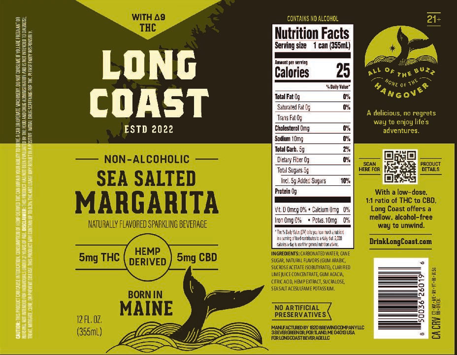 Long Coast Sea Salt Margarita D9 Drink