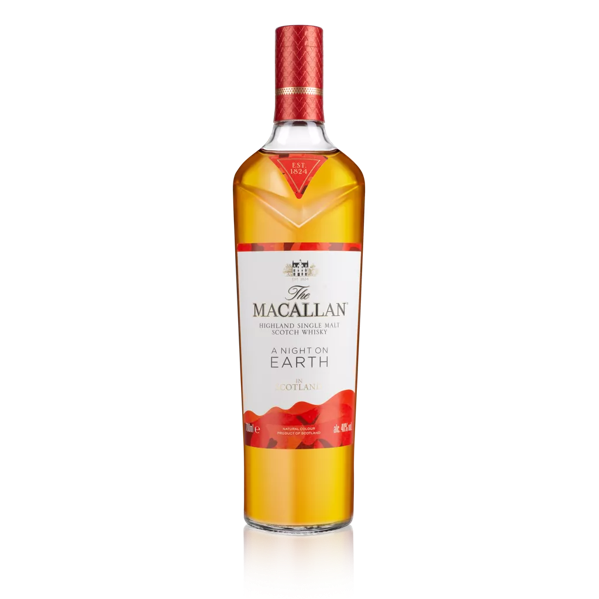 Macallan A Night on Earth Whiskey bottle