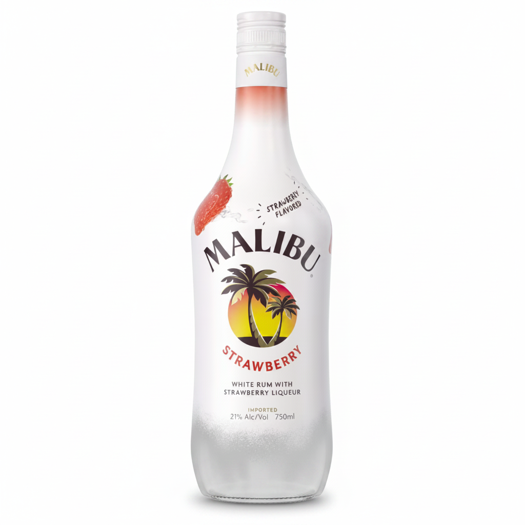 Malibu Strawberry Rum 750ml 750ml