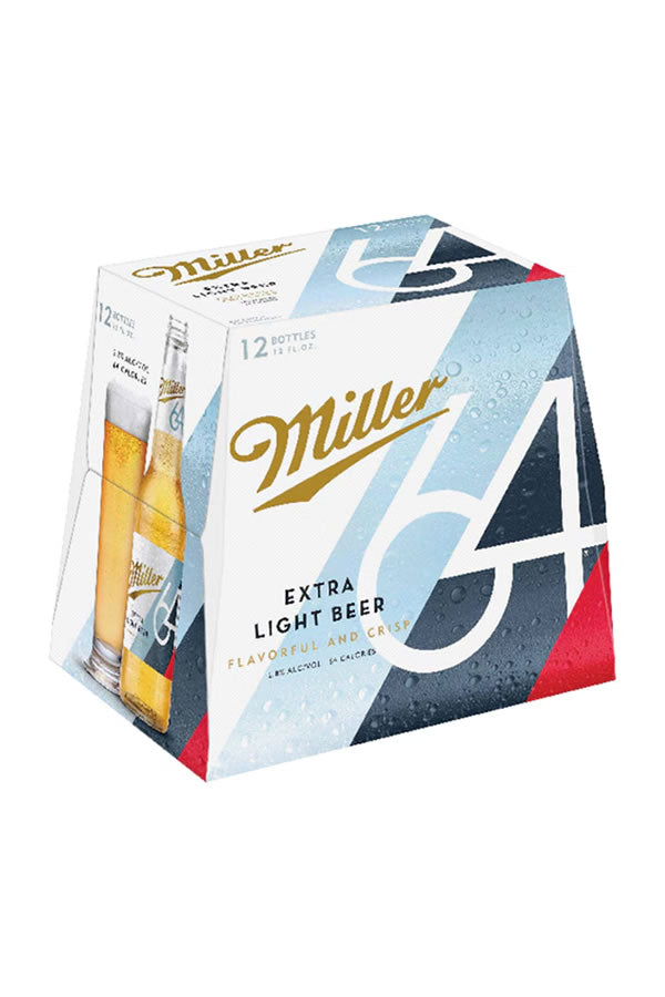 Miller 64 Light 12pk Bottles