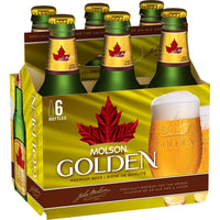 Molson Golden beer bottle