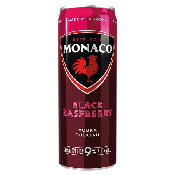 Monaco Black Raspberry 355m 355ml Can
