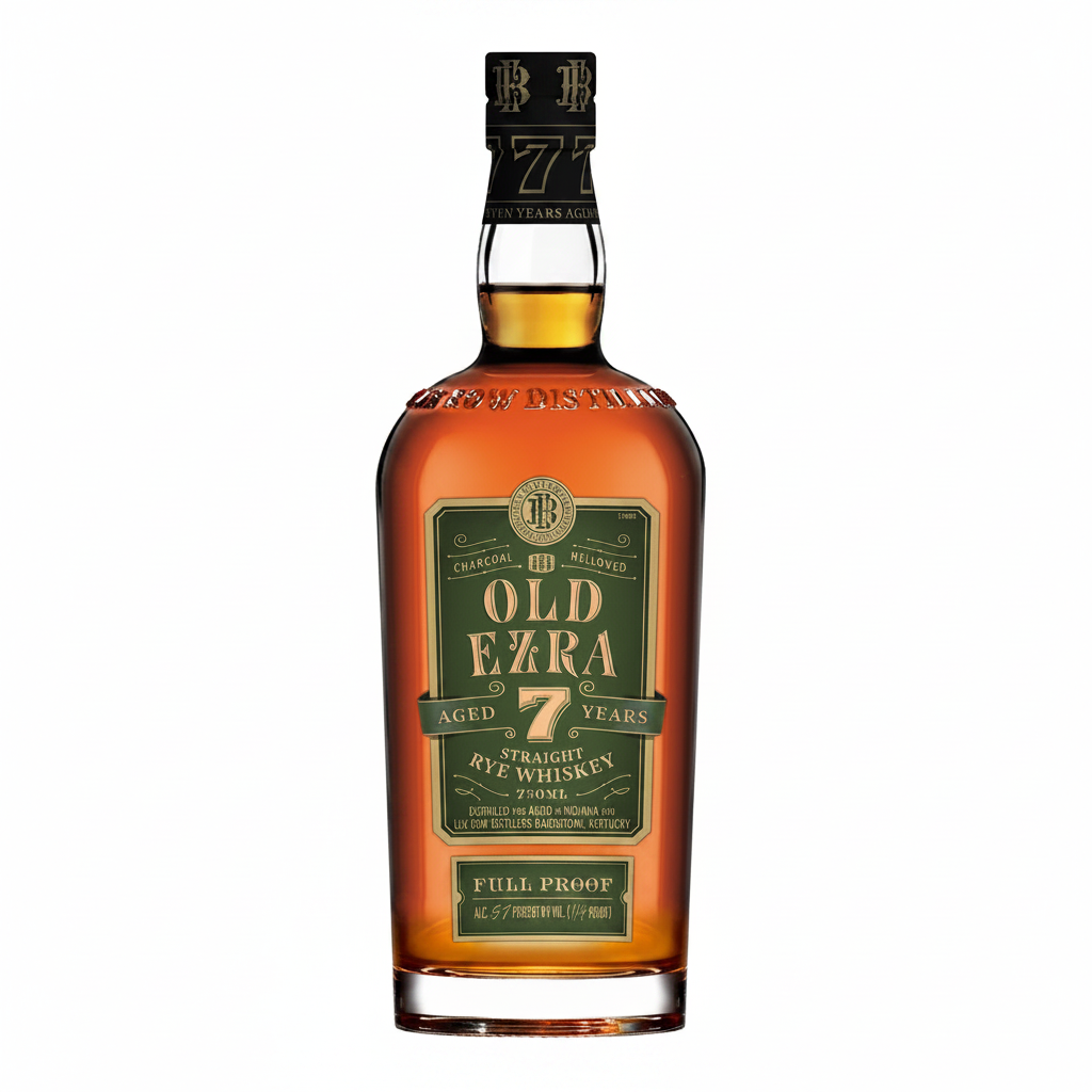 Old Ezra 7yr Rye Full Proof 750ml 114 Proof