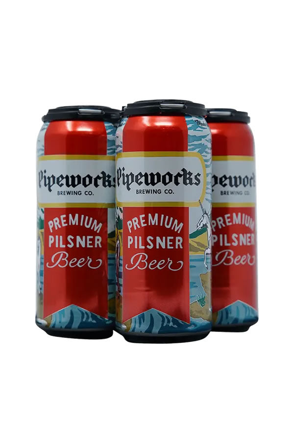 PWBC Premium Pilsner 16oz 4pk Pipework Brewing Co