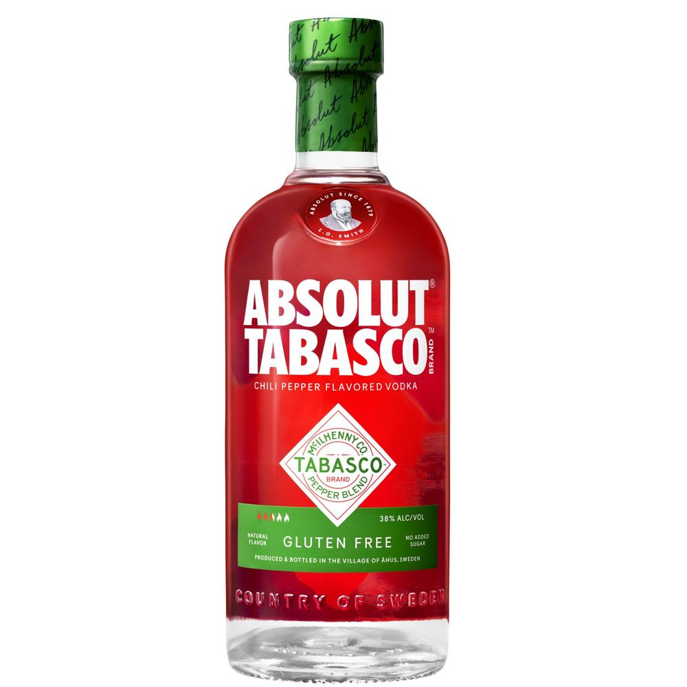 Absolut Tabasco 750ml 750ml Tabascop Flavor Vodka