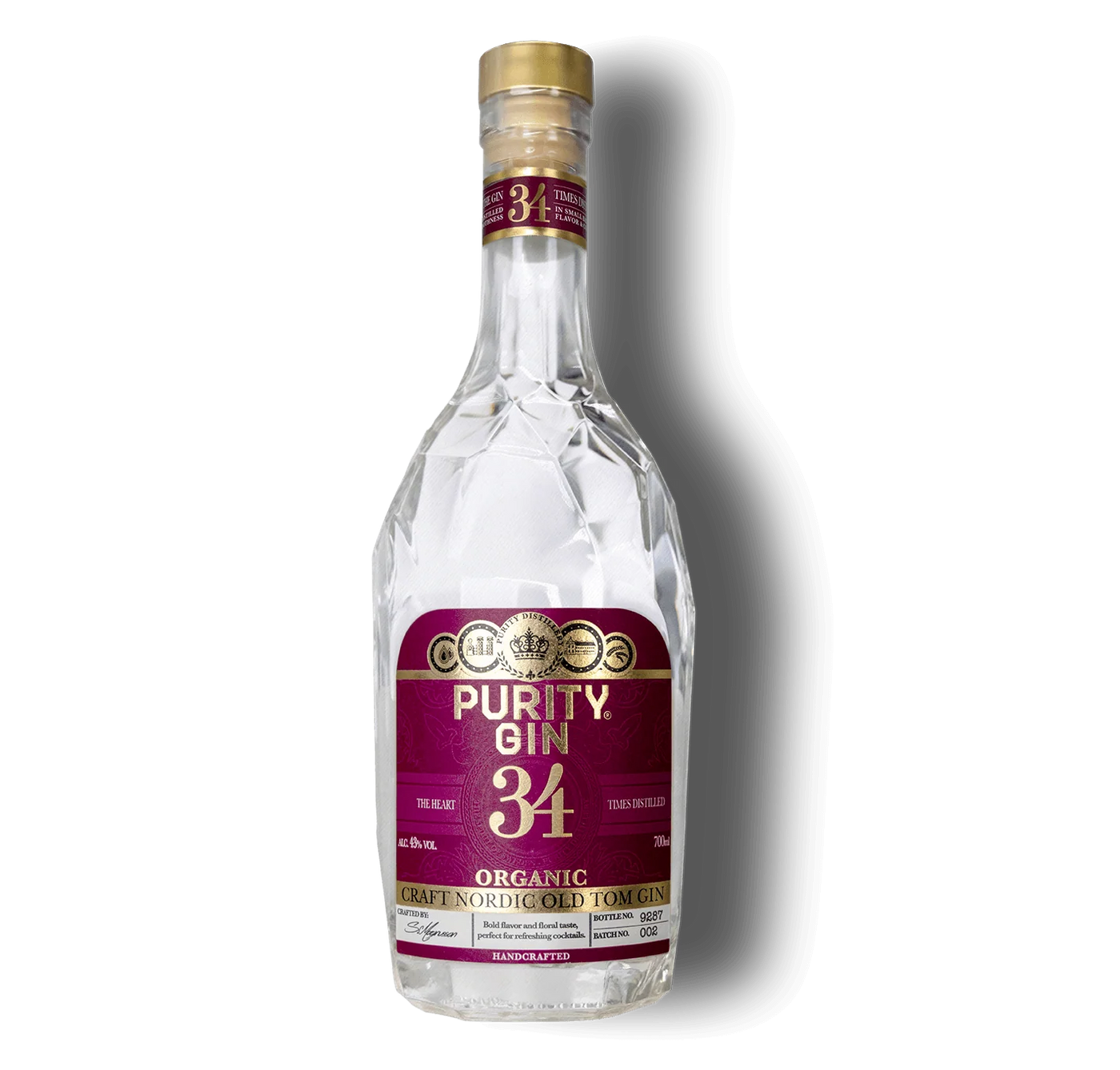 Purity Old Tom Gin bottle