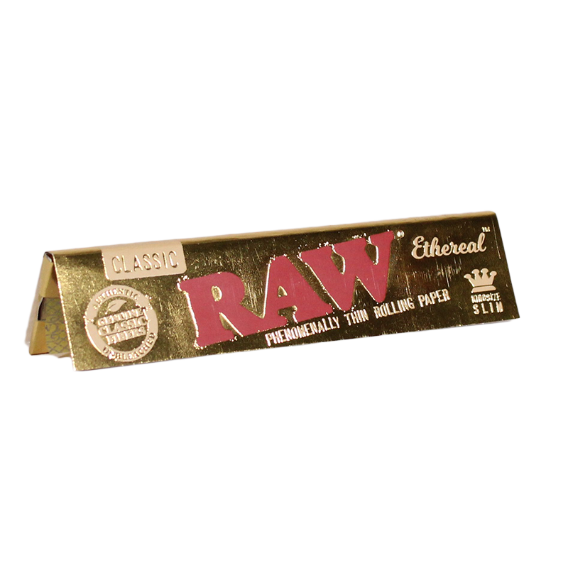 Raw Ethereal Classic KSS Gold 32 Leaves King Size Slims
