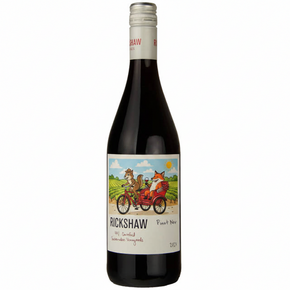 Rickshaw Pinot Noir 2021 750ml 750ml