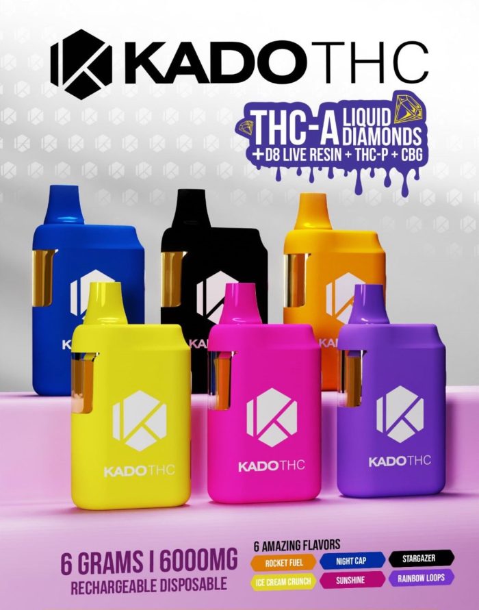 Kado Thc-A 6mg Rainbow Loops Sativa 6000mg Disposable