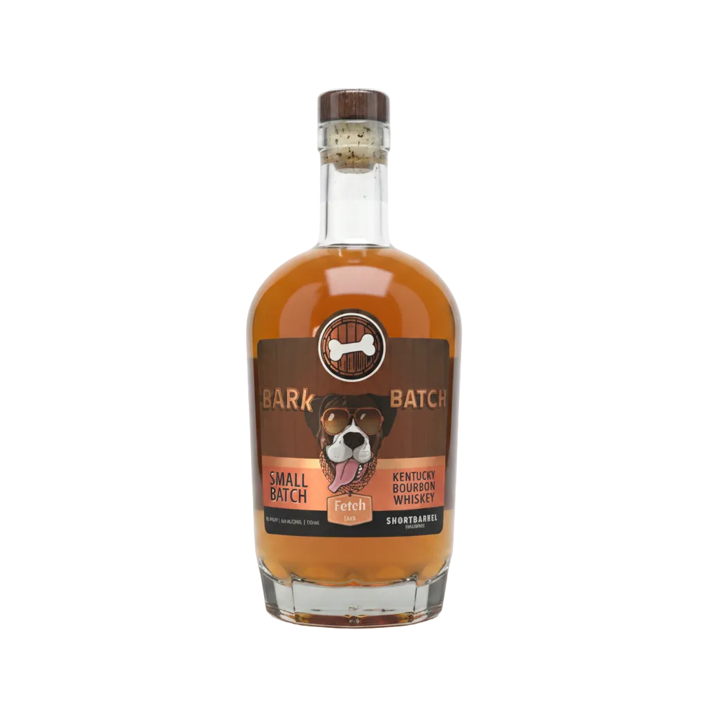 Short Barrel Bark Batch Whiskey bottle