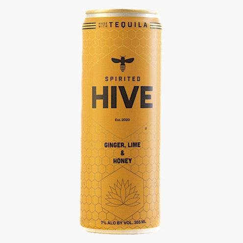 Spirited Hive Tequila 4pk Tequila infused with ginger, lime, honey