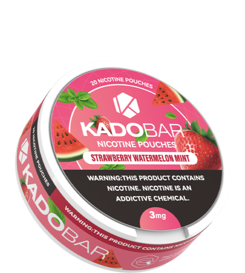 Kado Nic Pouch 3mg Str Wtr Mnt Strawberry Watermelon Mint