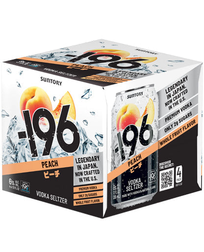 Suntory 196 Peach 4pk