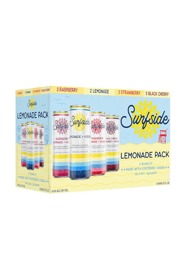Surfside Lemonade 8pk RTD 8pk 12oz Cans Lemonade Variety Pack
