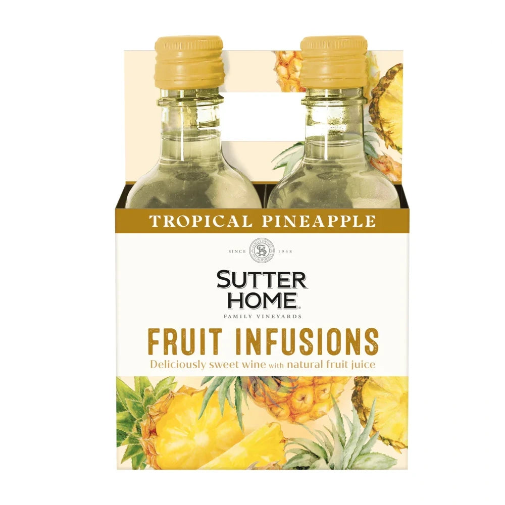 Sutter Home Trop Pnpl 4pk 4pk Infusions Tropical Pineapple