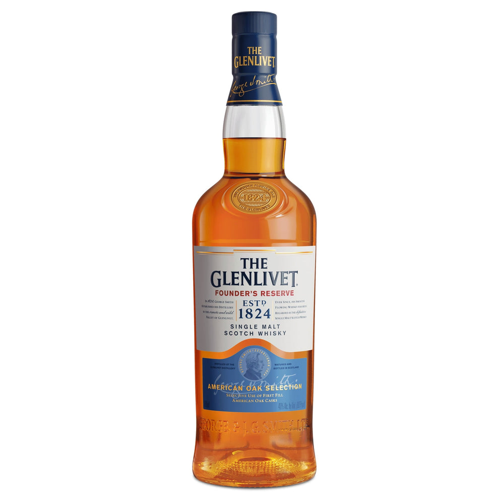 The Glenlivet Founder's Reserve Whiskey bottle
