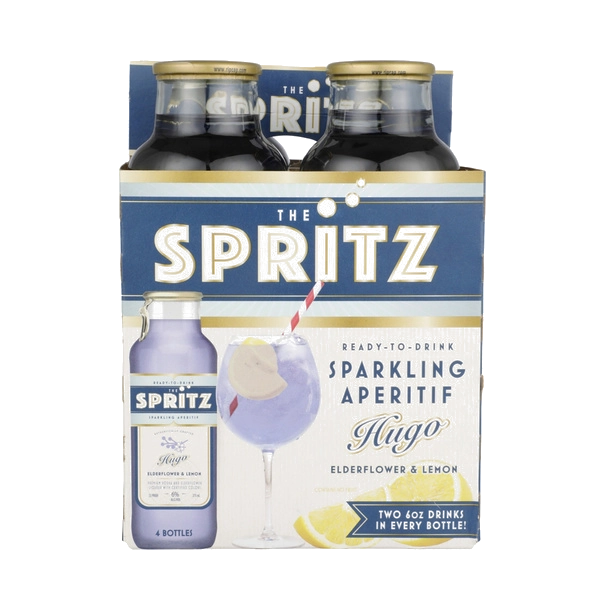 Spritz Hugo Elder & Lmn 4pk Elderflower & Lemon Sparkling Aperitif