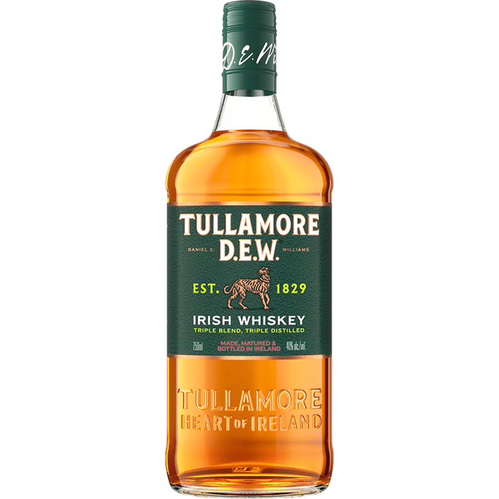Tullamore Dew Whiskey bottle