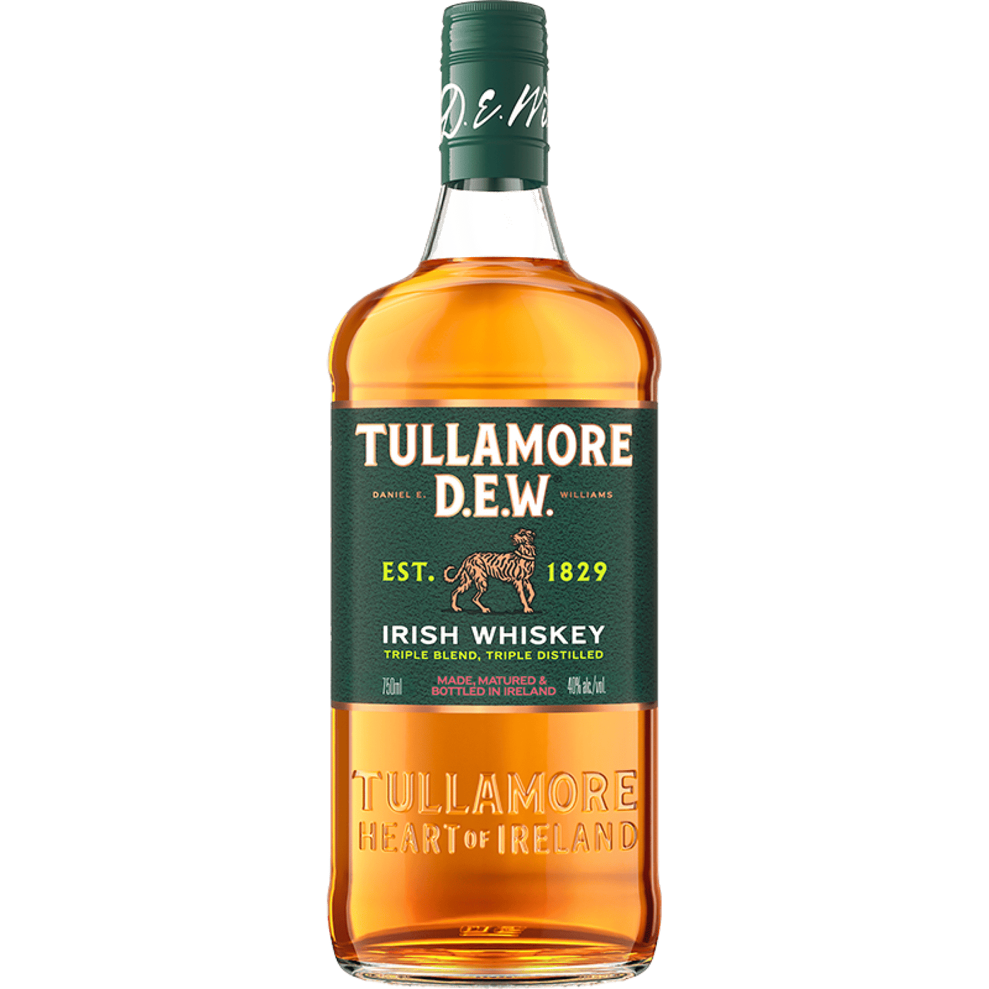 Tullamore Dew Whiskey bottle