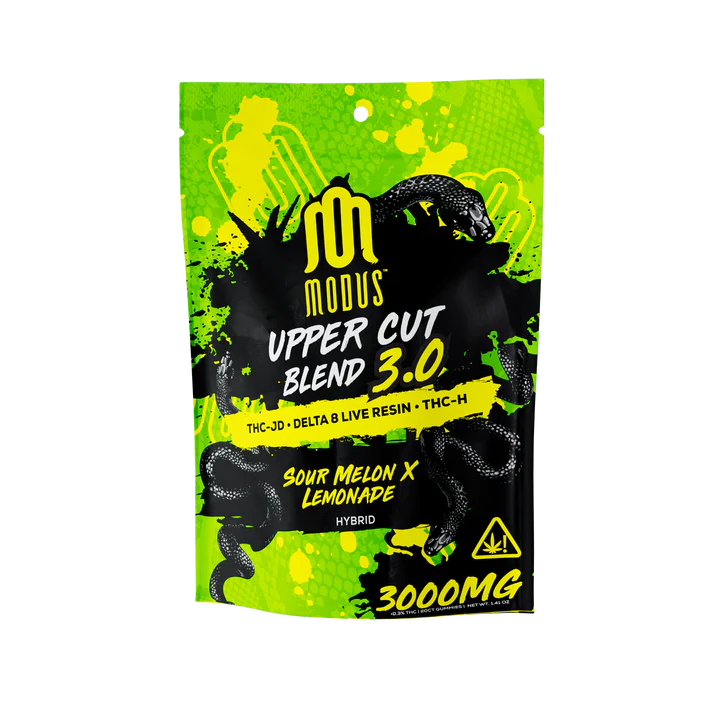 Modus UCB 3k mg Gumm Sr Mln Lm Upper Cut Blend Sour Melon x Lemonade