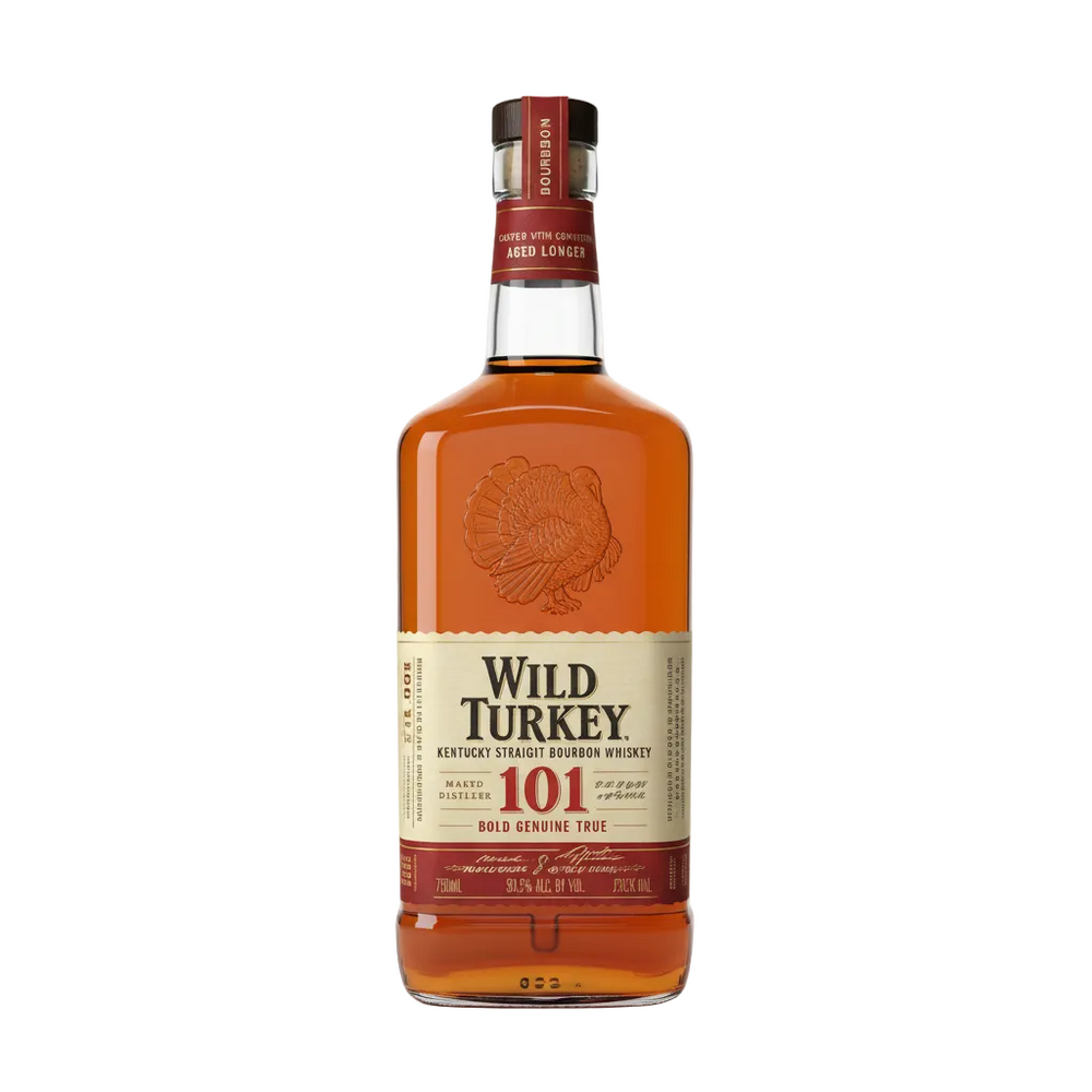 Wild Turkey 101 Bourbon Whiskey bottle