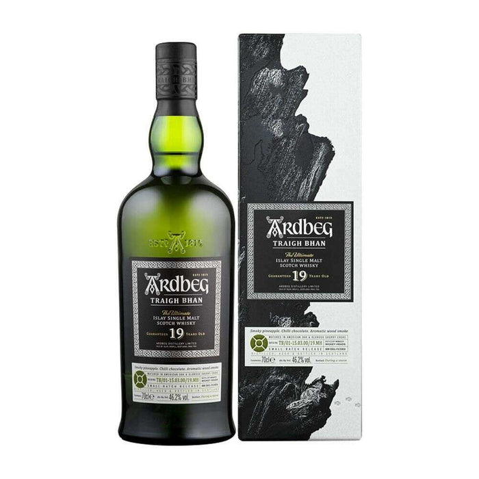 Ardbeg Traigh Bhan Whiskey bottle