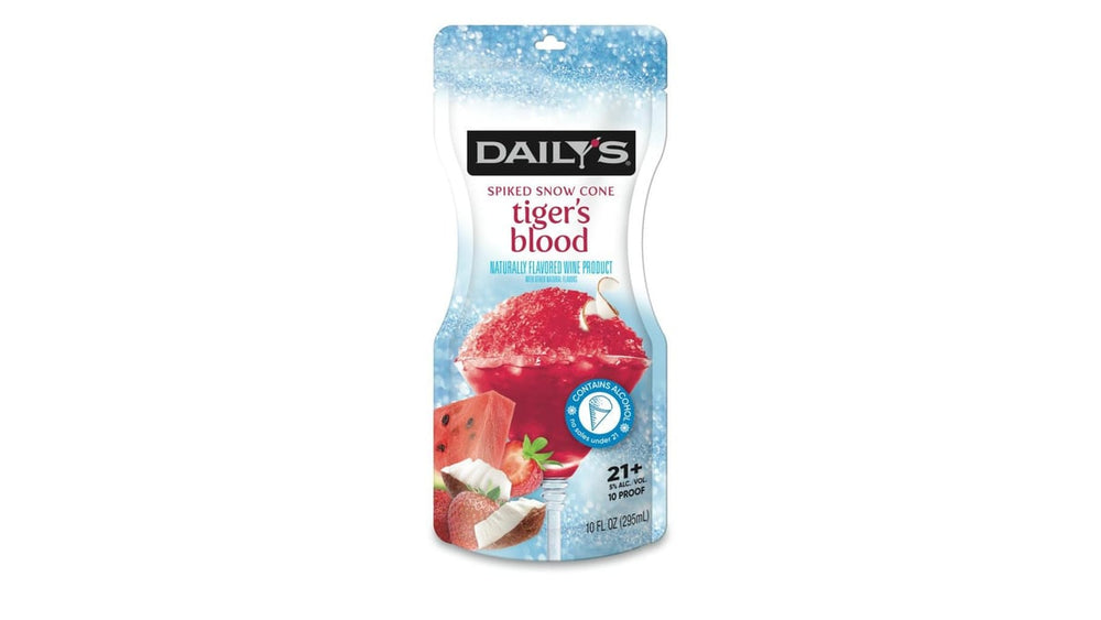 Dailys Tigers Blood Pouch 10oz pouch