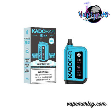 Kado Bar Rizz 25k Blue Razz Ic Blue Razz Ice