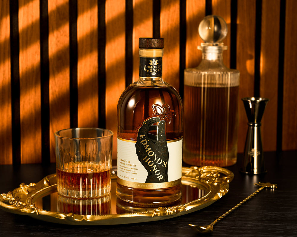 Edmond's Honor Brbn whiskey Straight bourbon whiskey in cognac cask