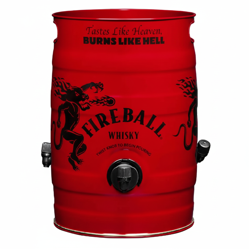 Fireball Keg 5.25L 3x1.75L Keg