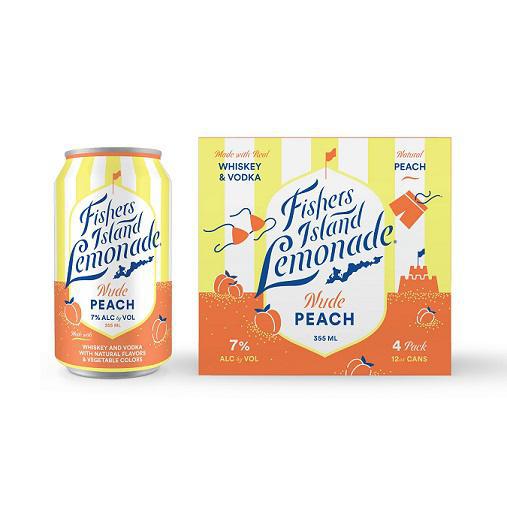 Fishers Island Nude Peach Lemonade 4pk