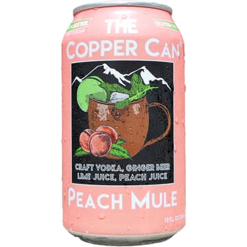 The Copper Can Peach Mule 4pk