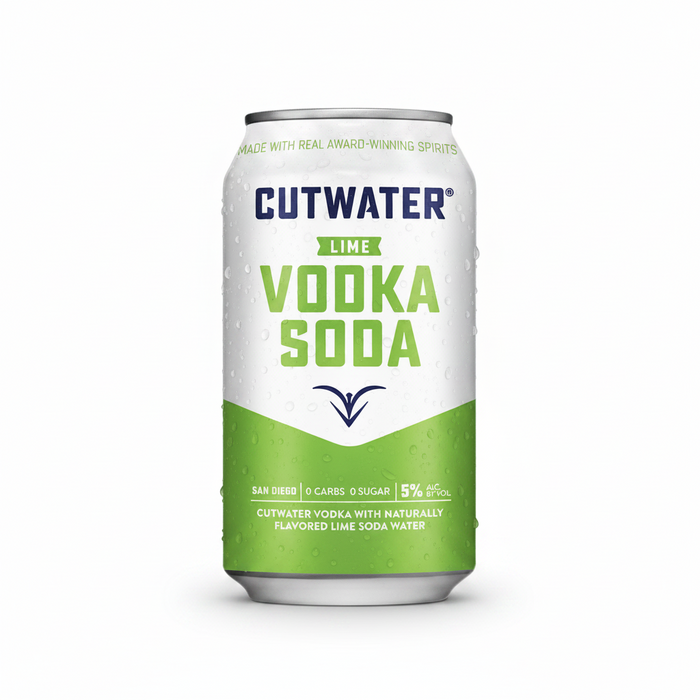 Cutwater Vodka Soda Mixes Pack 8pk Variety