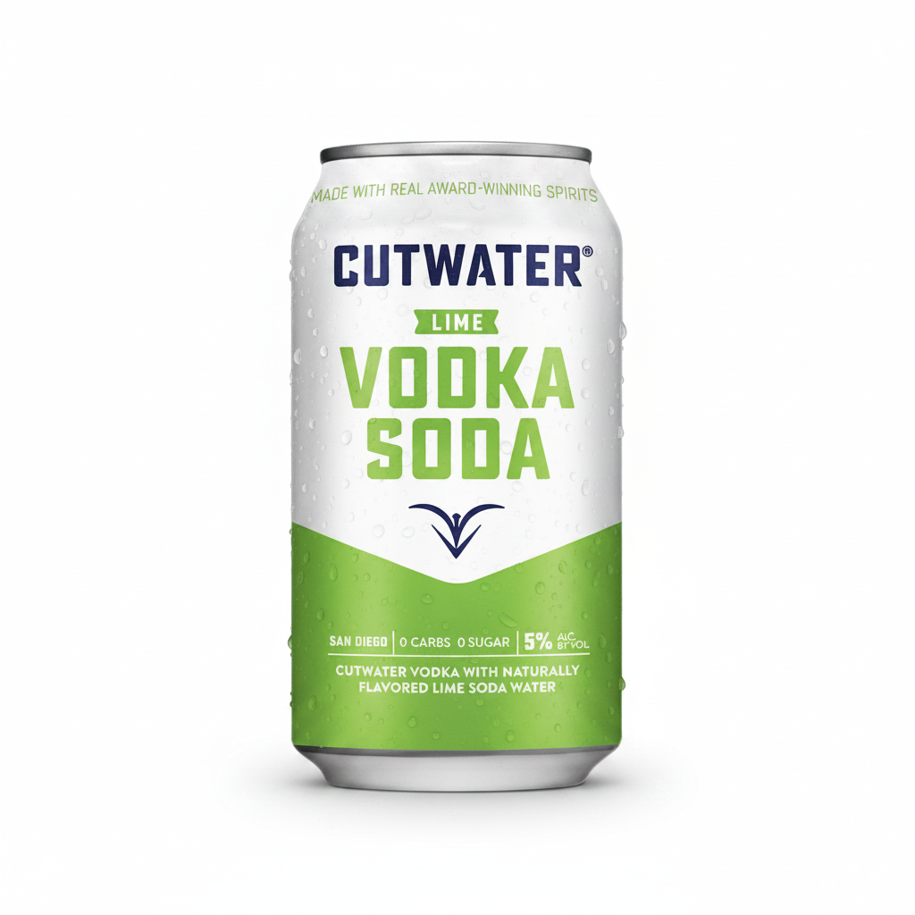 Cutwater Vodka Soda Mixes Pack 8pk Variety