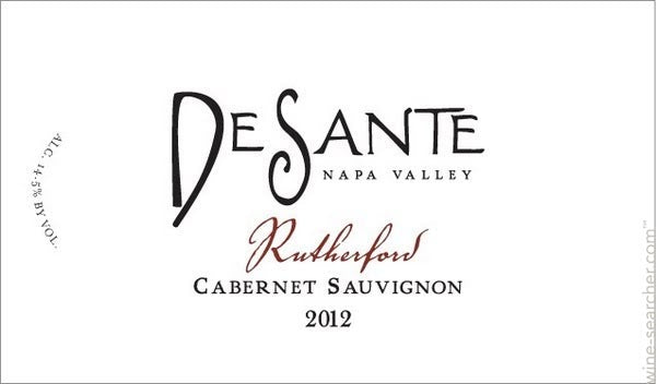 DeSante Rutherford Cab Sauv 18 750ml Cabernet Sauvignon 2018