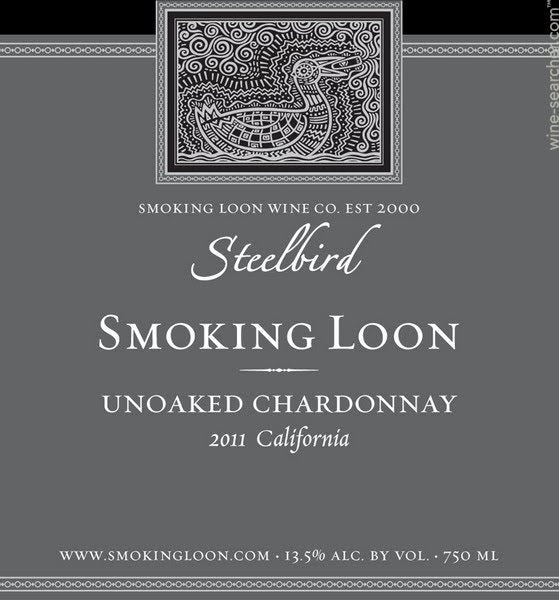 Smoking Loon Unoaked Chard 750 Unoaked Chardonnay