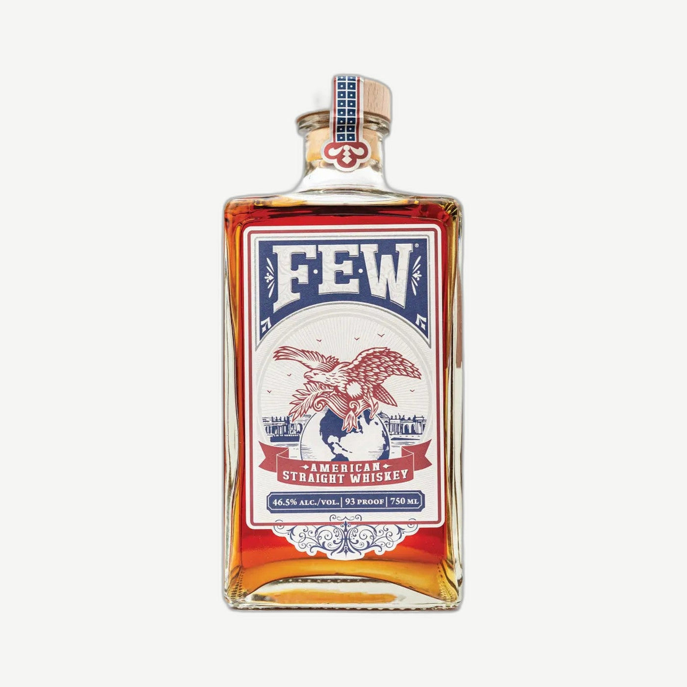 FnS Straight Bourbon Whiskey Field and Sound 750ml