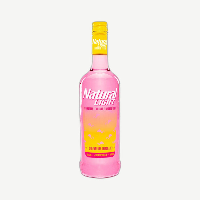 Natural Light Straw Lmnd 750ml Vodka